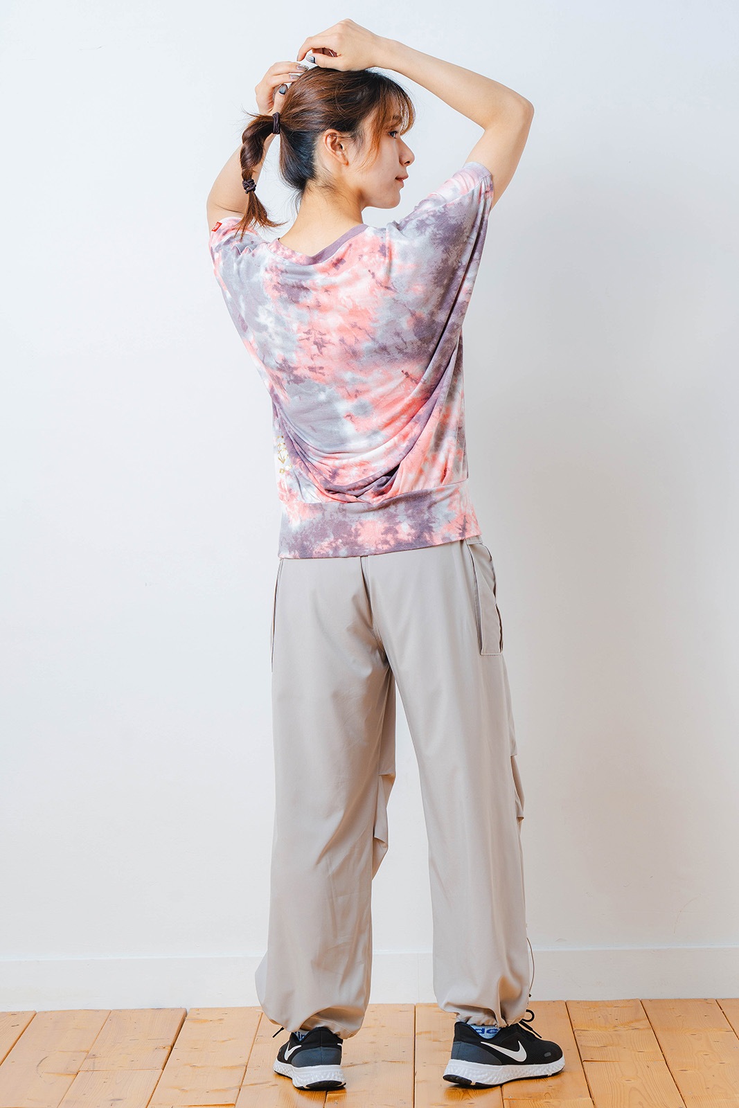 タイダイカスタムプリント Tシャツ オレンジ 1534-1616