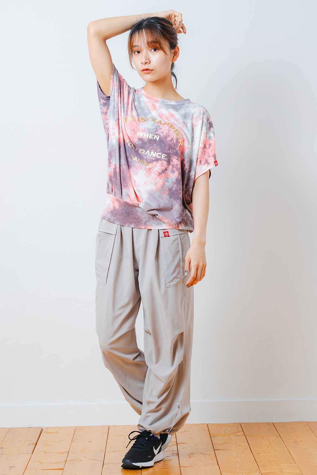 タイダイカスタムプリント Tシャツ オレンジ 1534-1616