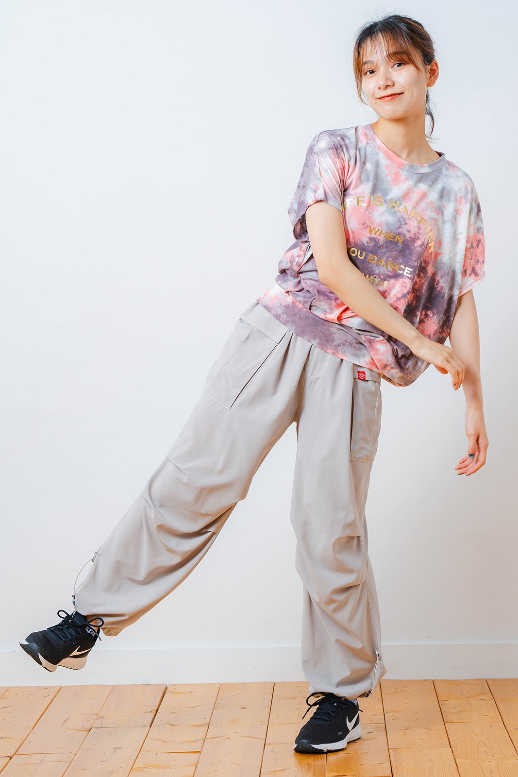 タイダイカスタムプリント Tシャツ オレンジ 1534-1616