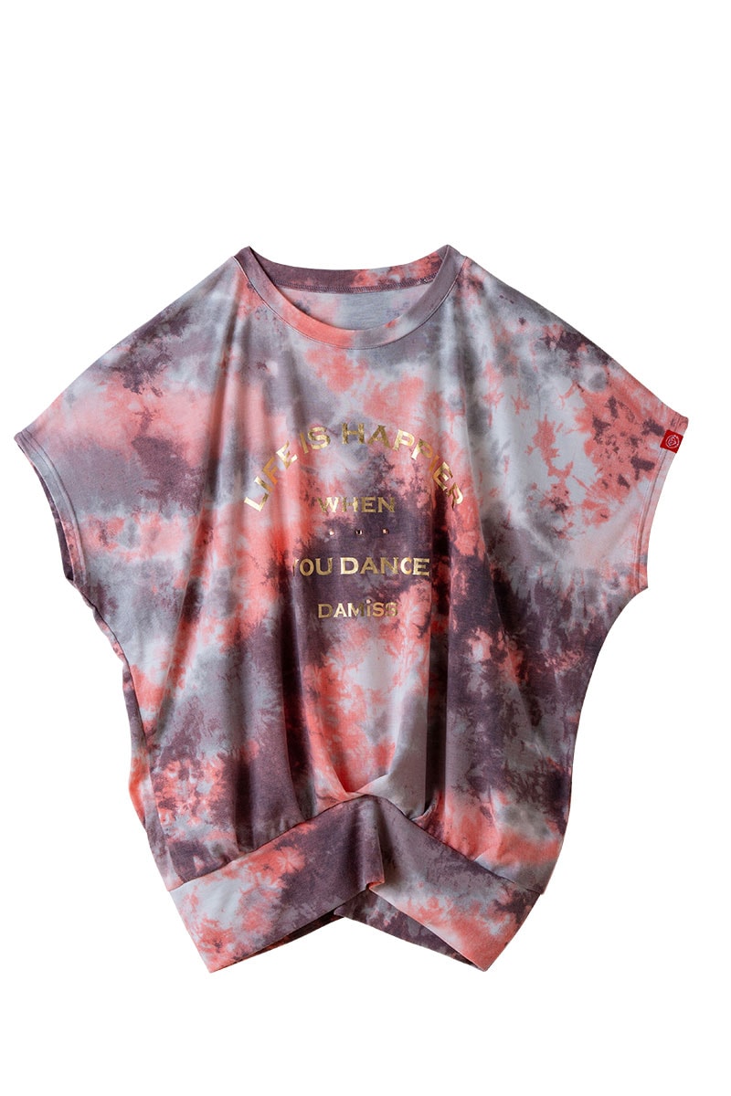 タイダイカスタムプリント Tシャツ オレンジ 1534-1616