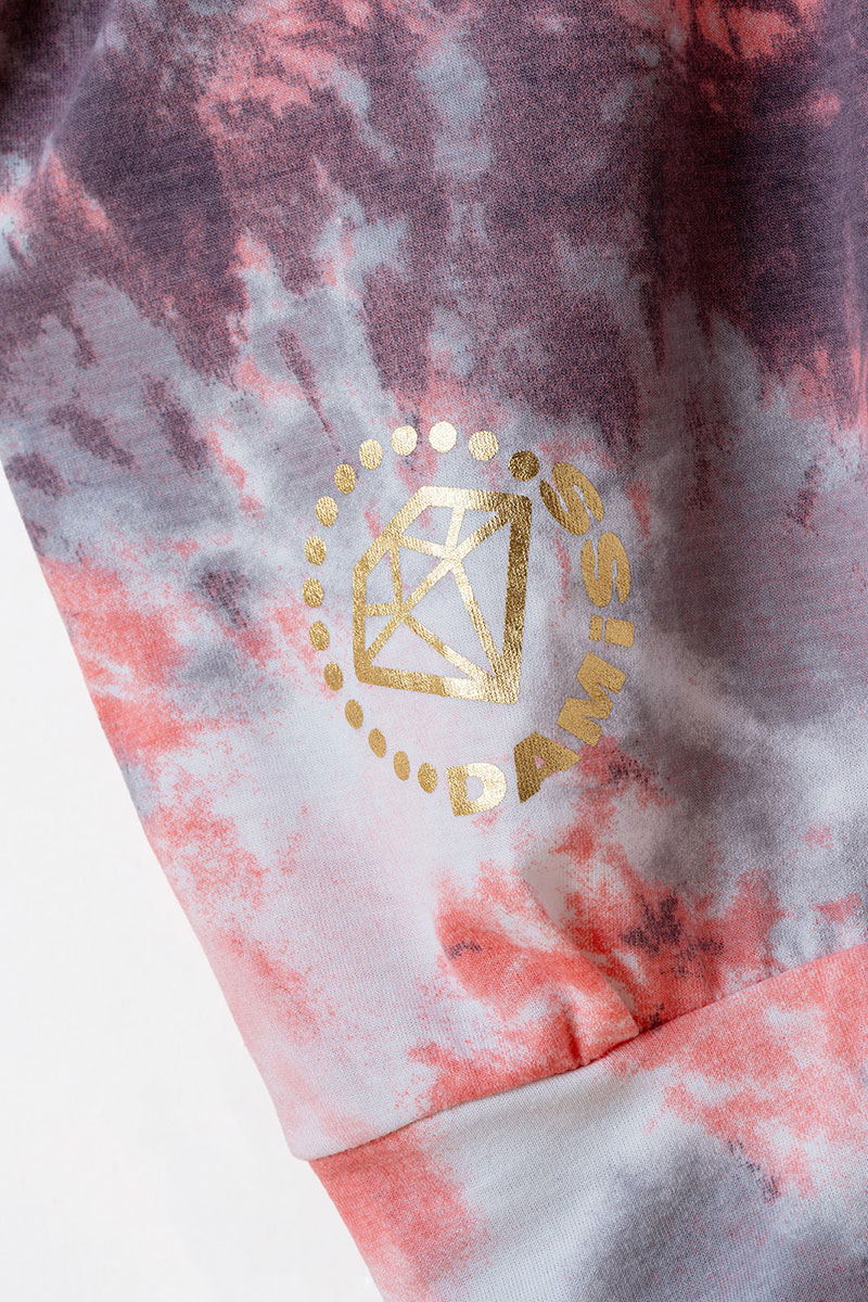 タイダイカスタムプリント Tシャツ オレンジ 1534-1616