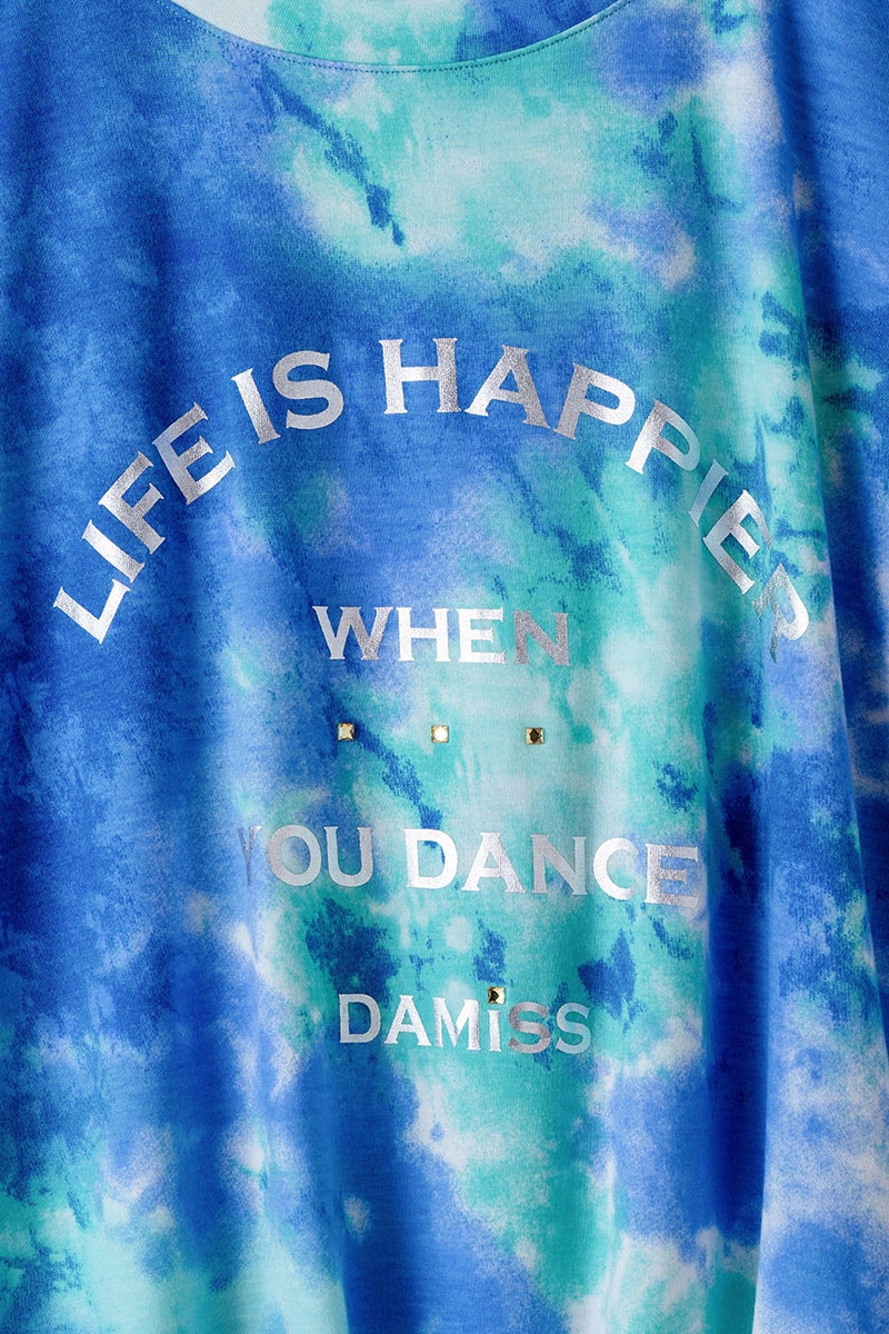 タイダイカスタムプリント Tシャツ オレンジ 1534-1616