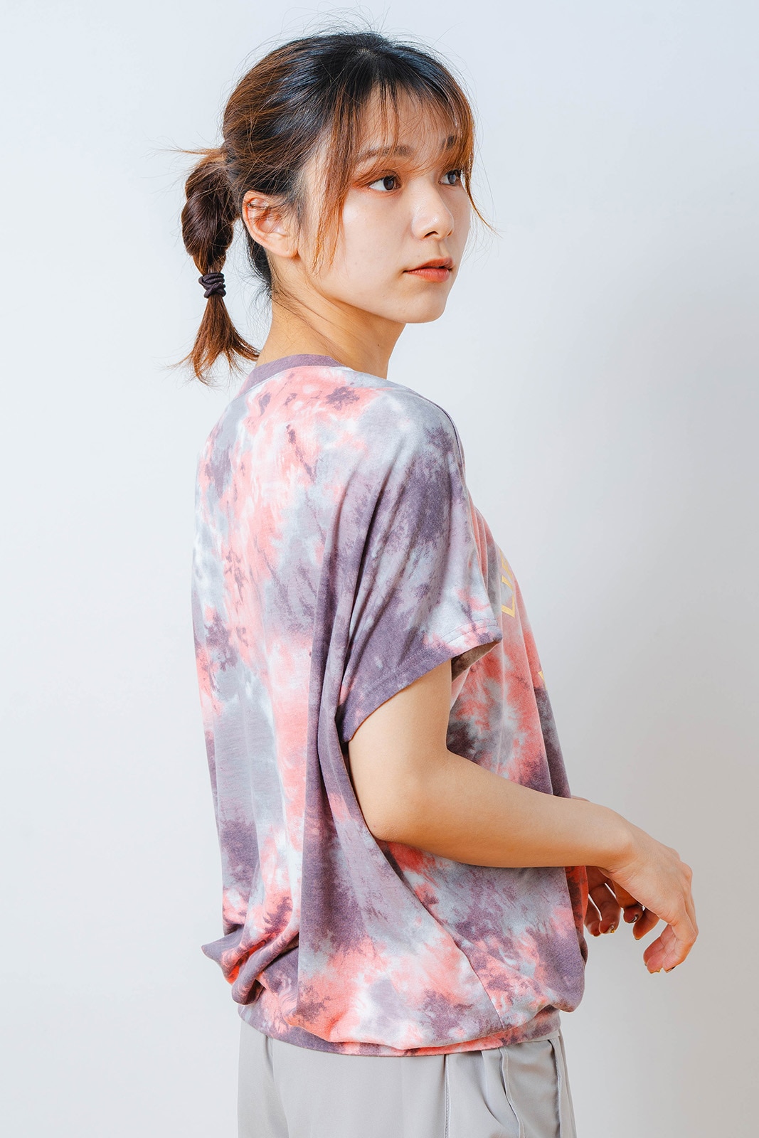 タイダイカスタムプリント Tシャツ オレンジ 1534-1616