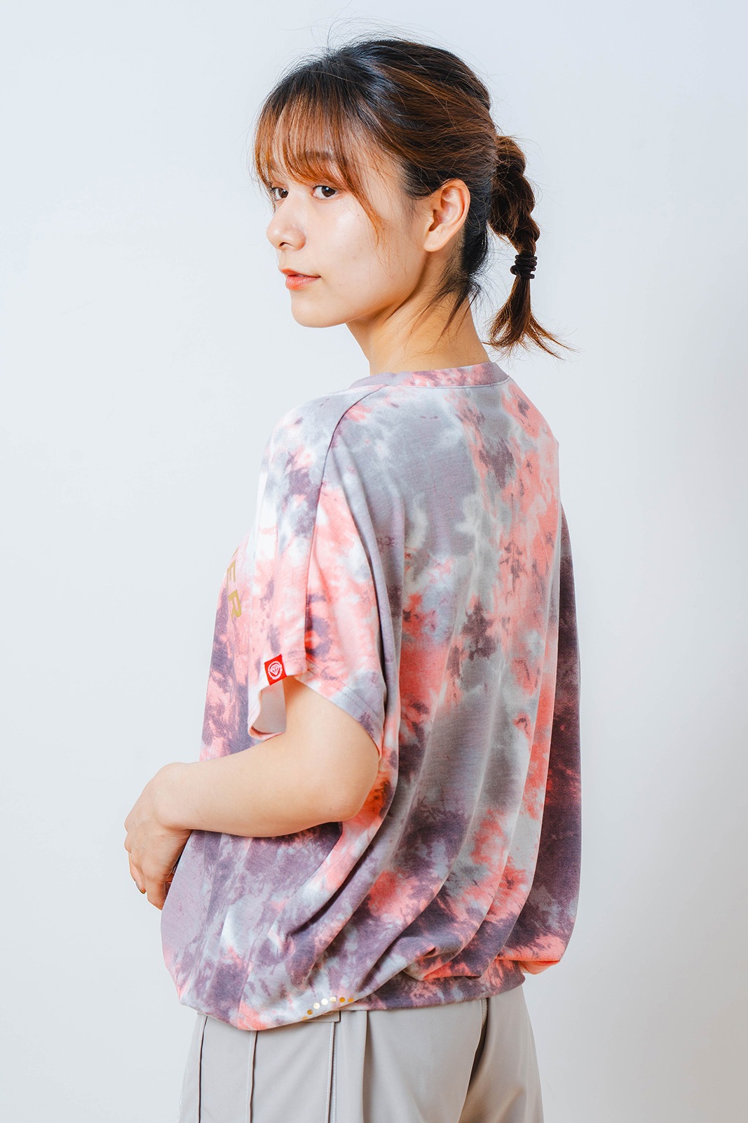 タイダイカスタムプリント Tシャツ オレンジ 1534-1616