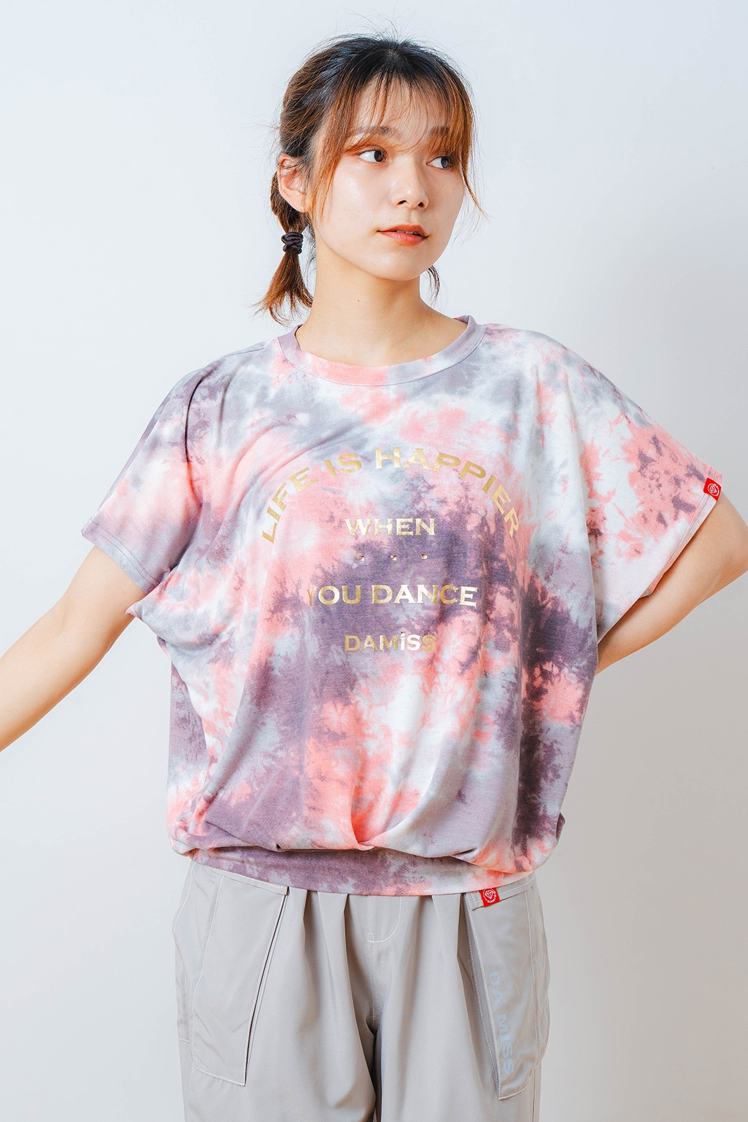 タイダイカスタムプリント Tシャツ オレンジ 1534-1616