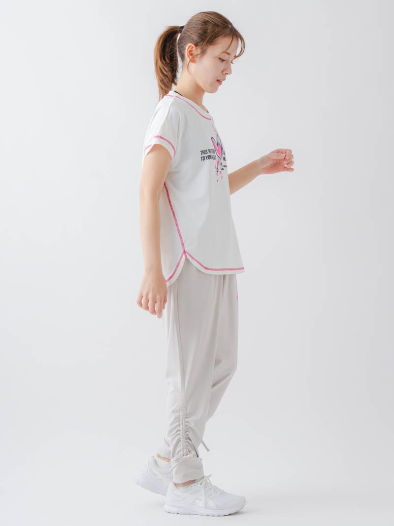 ペイントハートTシャツ  ホワイト  1634-1466