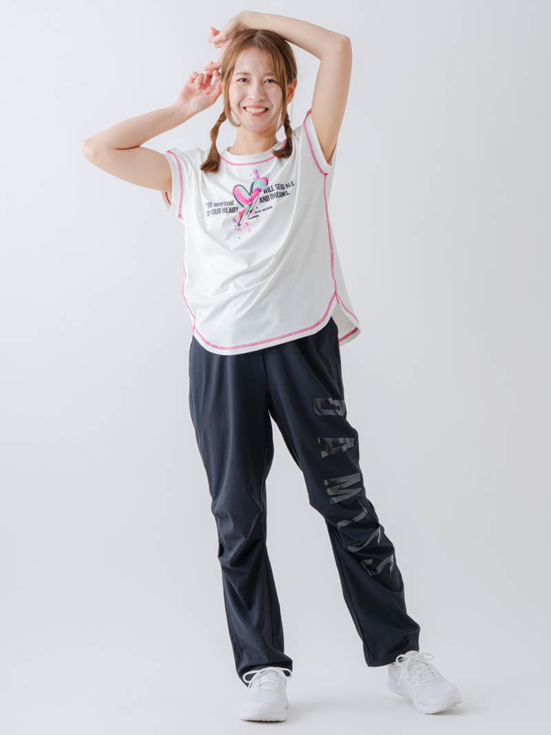 ペイントハートTシャツ  ホワイト  1634-1466