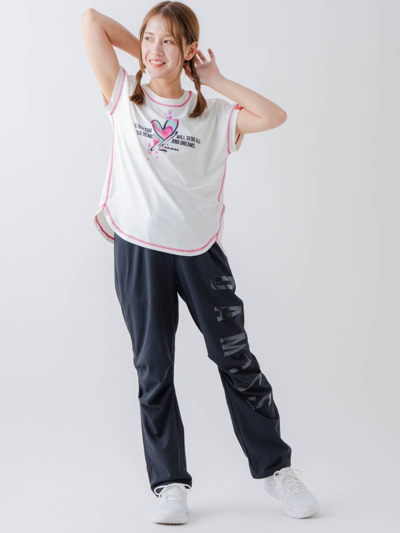 ペイントハートTシャツ  ホワイト  1634-1466