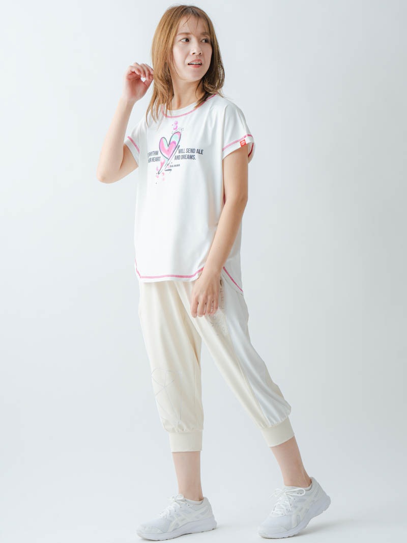 ペイントハートTシャツ  ホワイト  1634-1466