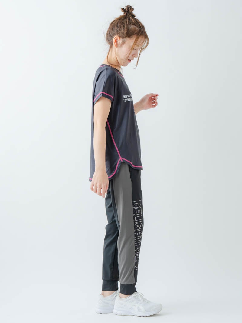 ペイントハートTシャツ  ブラック  1634-1466