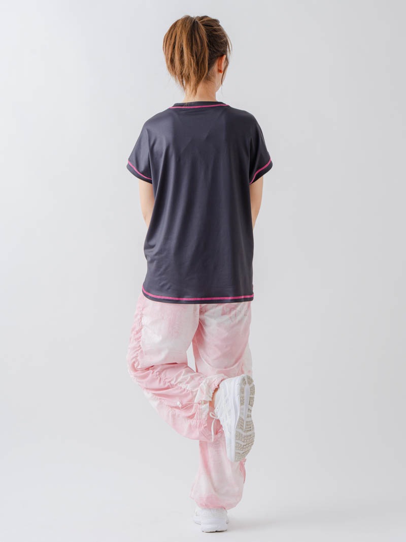 ペイントハートTシャツ  ブラック  1634-1466