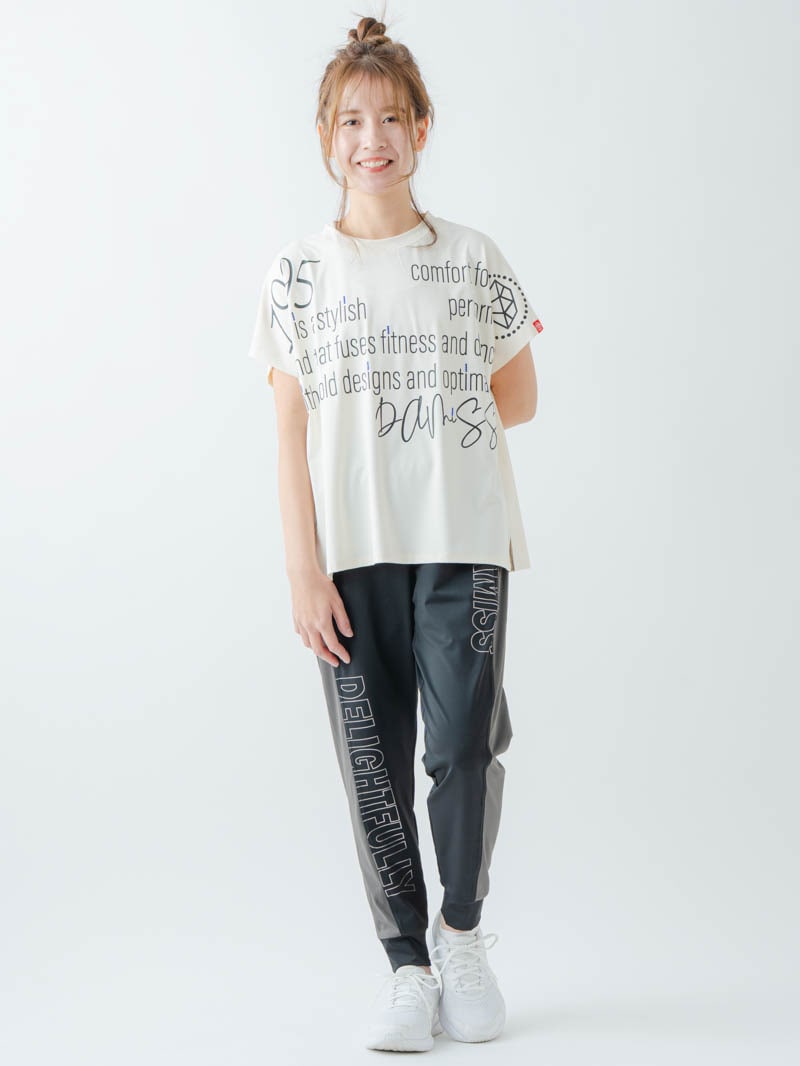 バックフレアヘムTシャツ  アイボリー  1634-1467