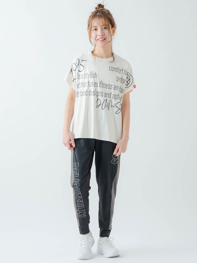 バックフレアヘムTシャツ  アイボリー  1634-1467