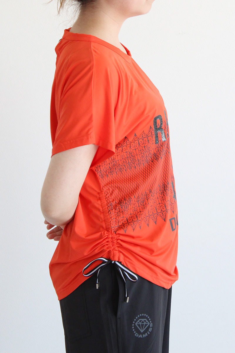 ハロウィンストリートTシャツ　オレンジ　1534-1454 