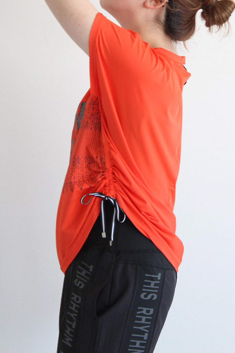 ハロウィンストリートTシャツ　オレンジ　1534-1454 