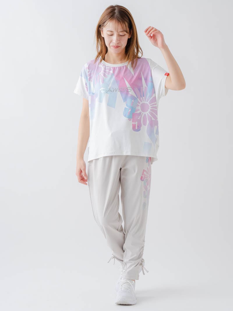 グラデーションカラーTシャツ ホワイト 1634-1468