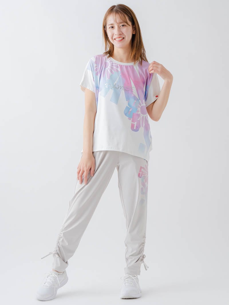 グラデーションカラーTシャツ ホワイト 1634-1468