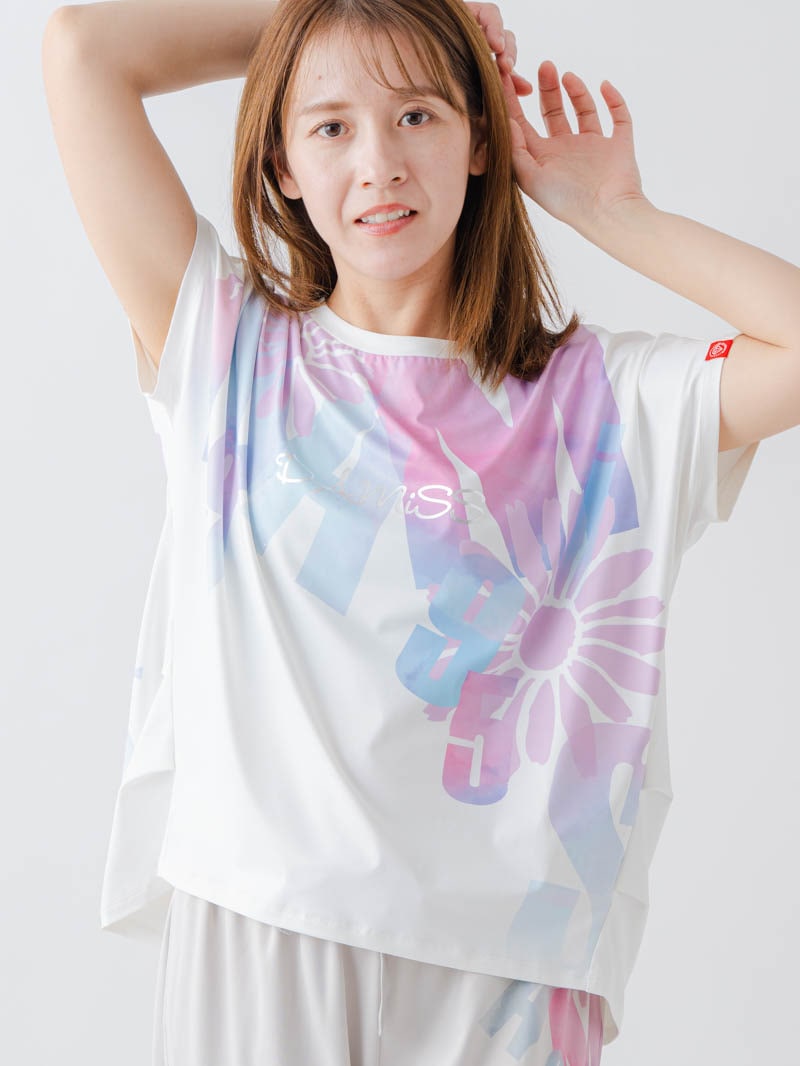 グラデーションカラーTシャツ ホワイト 1634-1468