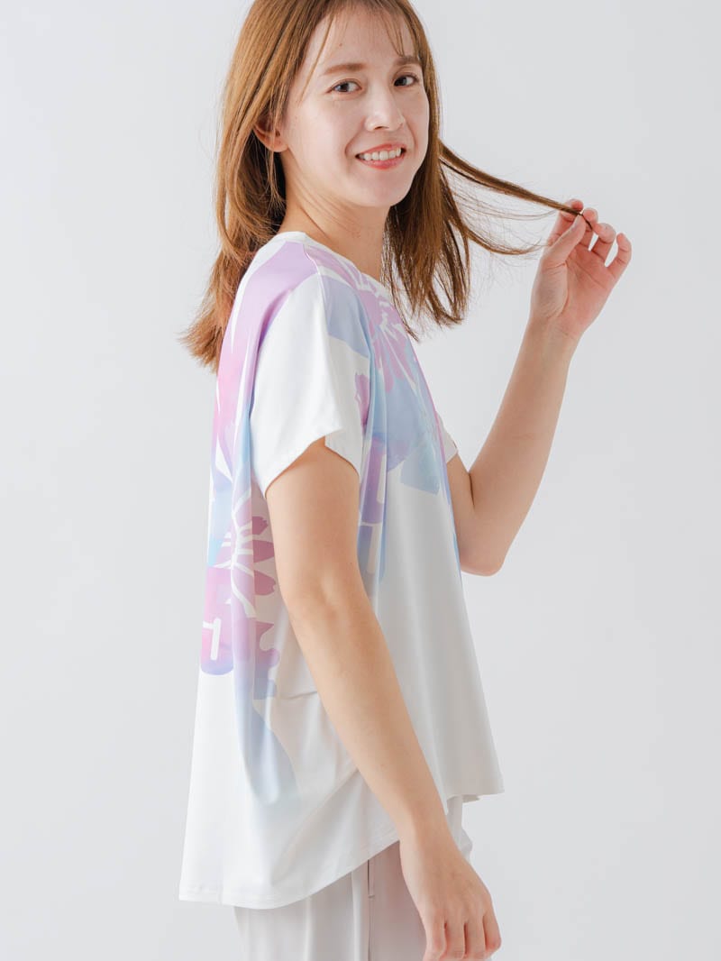 グラデーションカラーTシャツ ホワイト 1634-1468