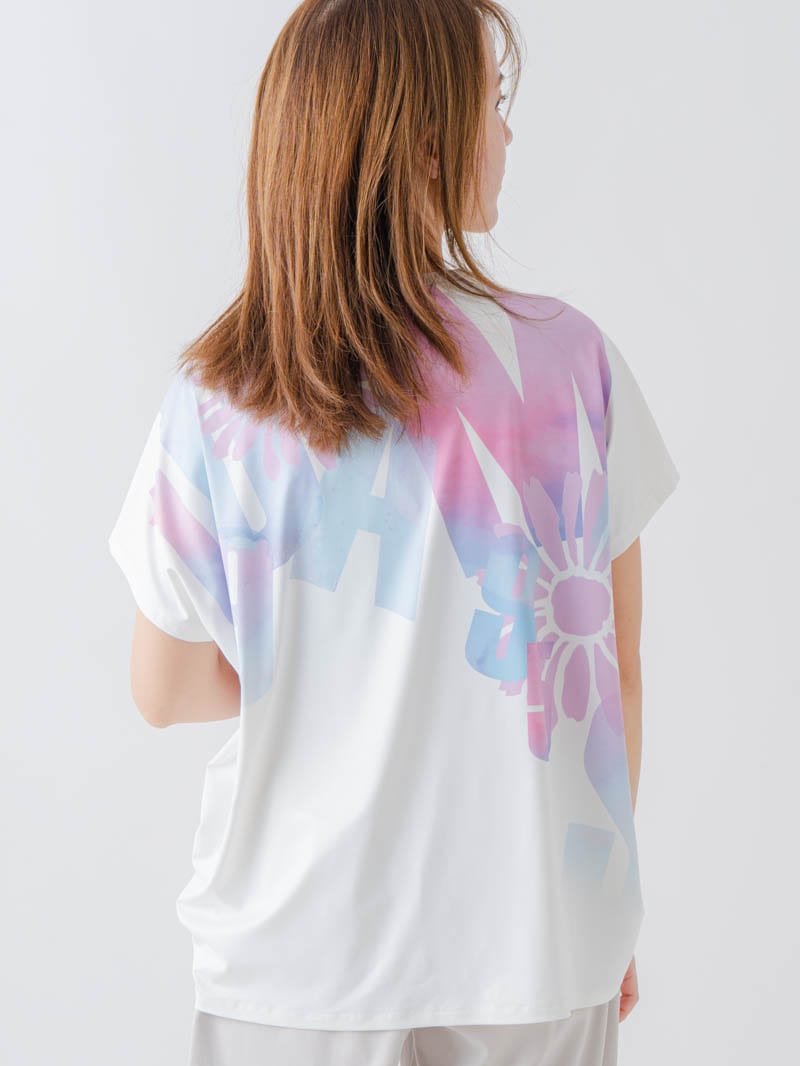 グラデーションカラーTシャツ ホワイト 1634-1468