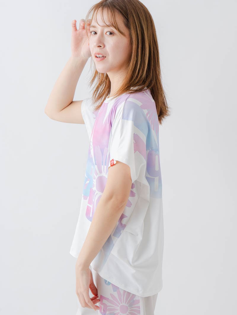 グラデーションカラーTシャツ ホワイト 1634-1468