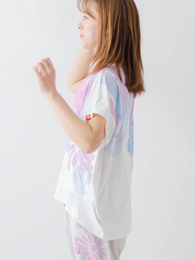 グラデーションカラーTシャツ ホワイト 1634-1468