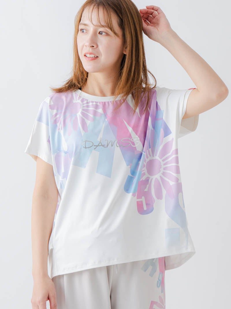 グラデーションカラーTシャツ ホワイト 1634-1468