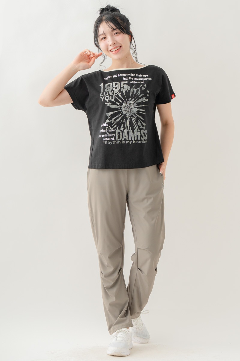 【先行割10％OFF】　グランジブロッサムＴシャツ  ブラック 1634-1642【8/17まで】