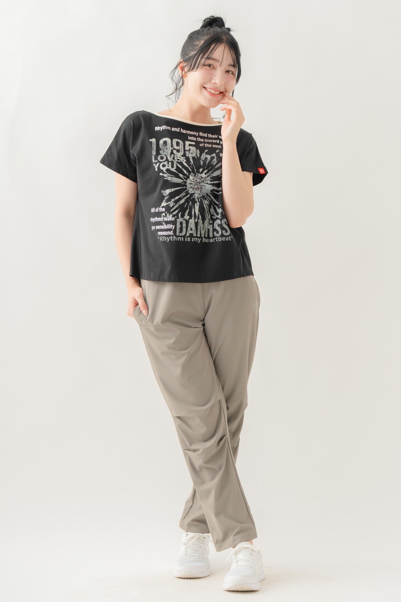 【先行割10％OFF】　グランジブロッサムＴシャツ  ブラック 1634-1642【8/17まで】