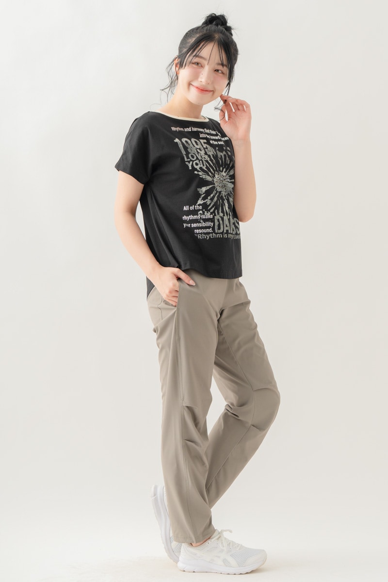 【先行割10％OFF】　グランジブロッサムＴシャツ  ブラック 1634-1642【8/17まで】