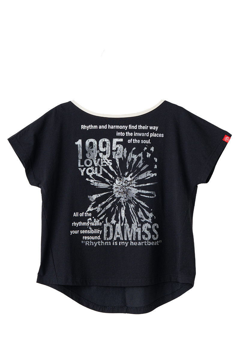 【先行割10％OFF】　グランジブロッサムＴシャツ  ブラック 1634-1642【8/17まで】