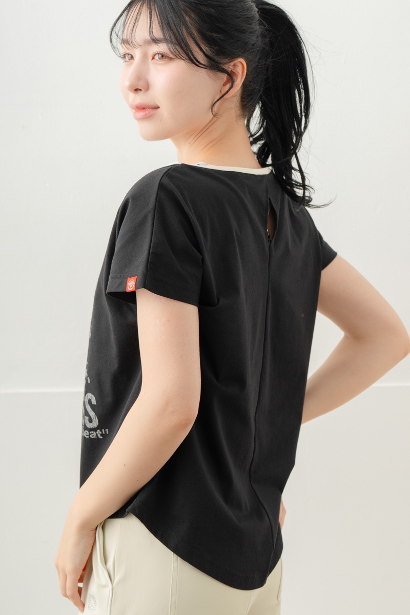 【先行割10％OFF】　グランジブロッサムＴシャツ  ブラック 1634-1642【8/17まで】