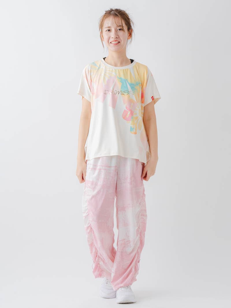 グラデーションカラーTシャツ オフホワイト 1634-1468