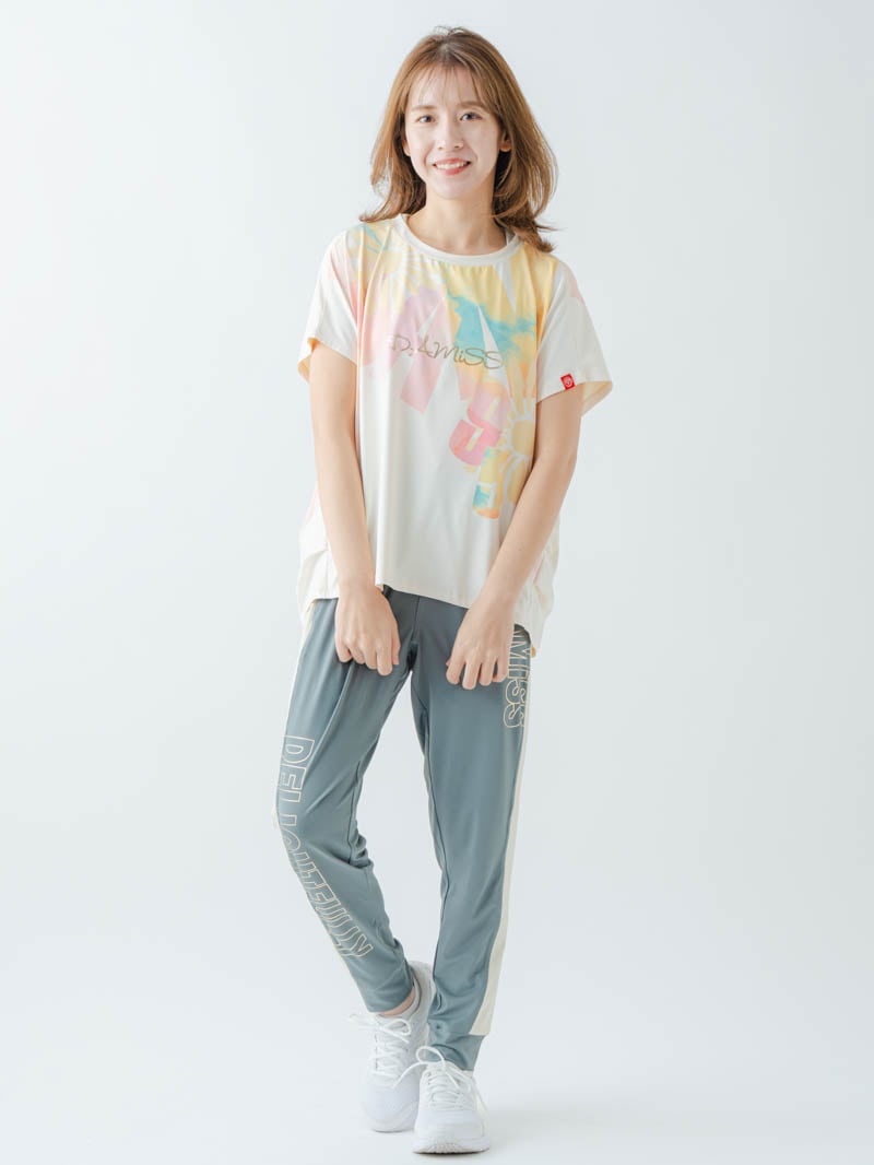グラデーションカラーTシャツ オフホワイト 1634-1468
