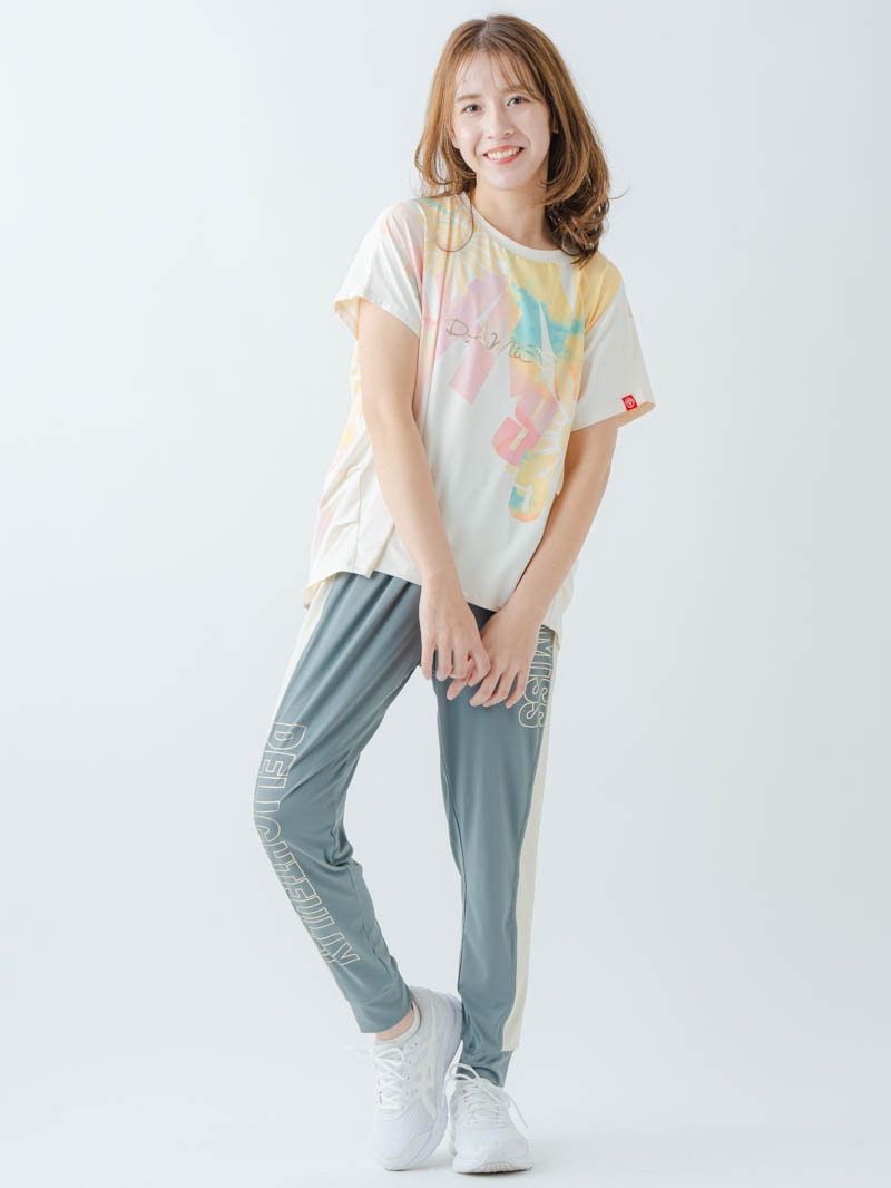 グラデーションカラーTシャツ オフホワイト 1634-1468