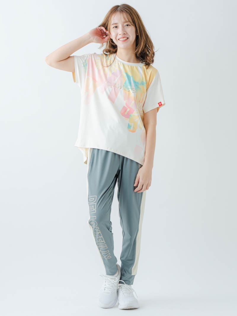 グラデーションカラーTシャツ オフホワイト 1634-1468