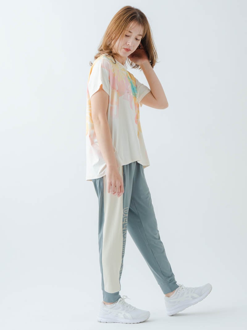 グラデーションカラーTシャツ オフホワイト 1634-1468