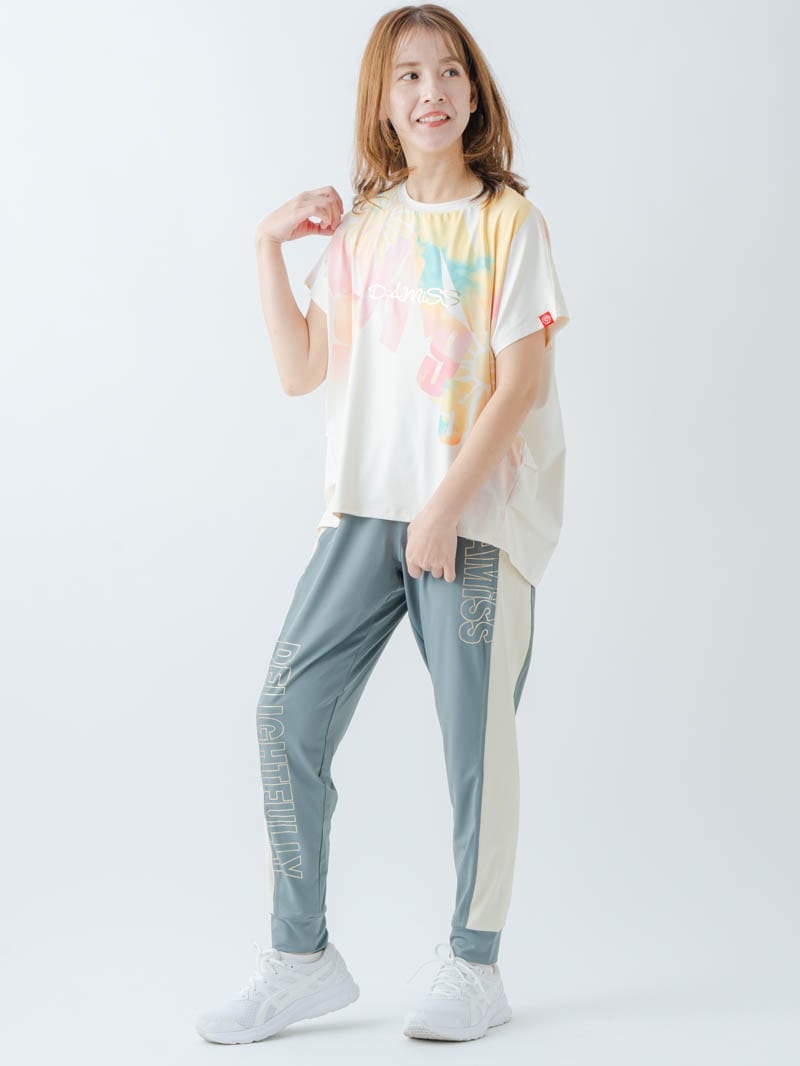 グラデーションカラーTシャツ オフホワイト 1634-1468