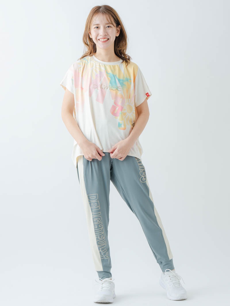 グラデーションカラーTシャツ オフホワイト 1634-1468