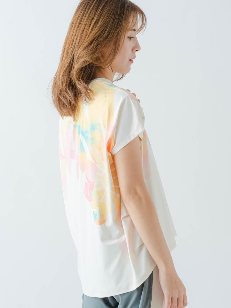 グラデーションカラーTシャツ オフホワイト 1634-1468
