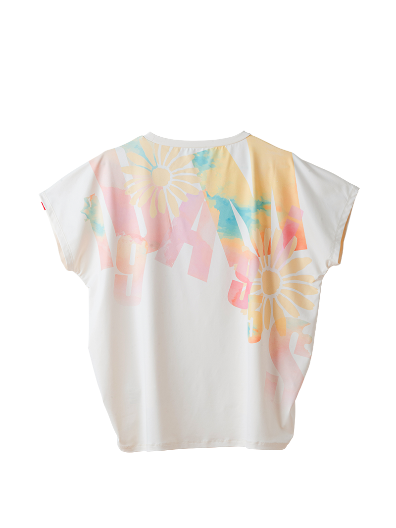 グラデーションカラーTシャツ オフホワイト 1634-1468