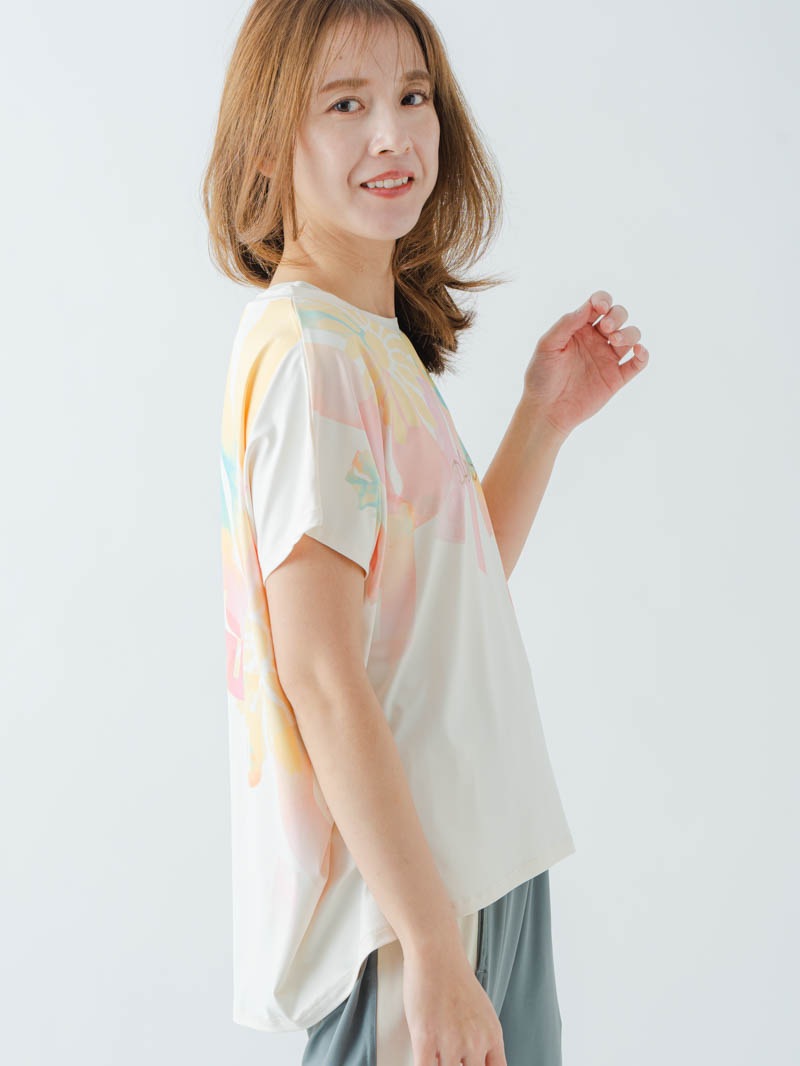 グラデーションカラーTシャツ オフホワイト 1634-1468