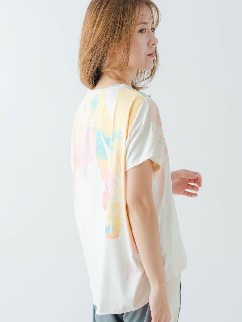グラデーションカラーTシャツ オフホワイト 1634-1468