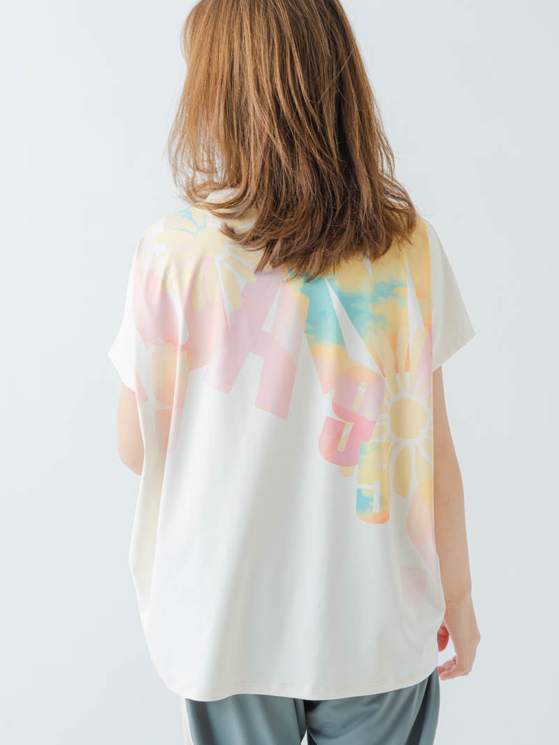 グラデーションカラーTシャツ オフホワイト 1634-1468