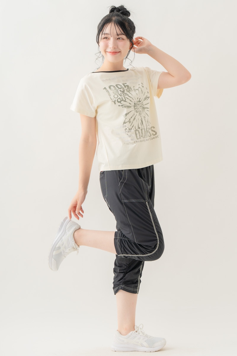 【先行割10％OFF】　グランジブロッサムＴシャツ  ホワイト 1634-1642【8/17まで】