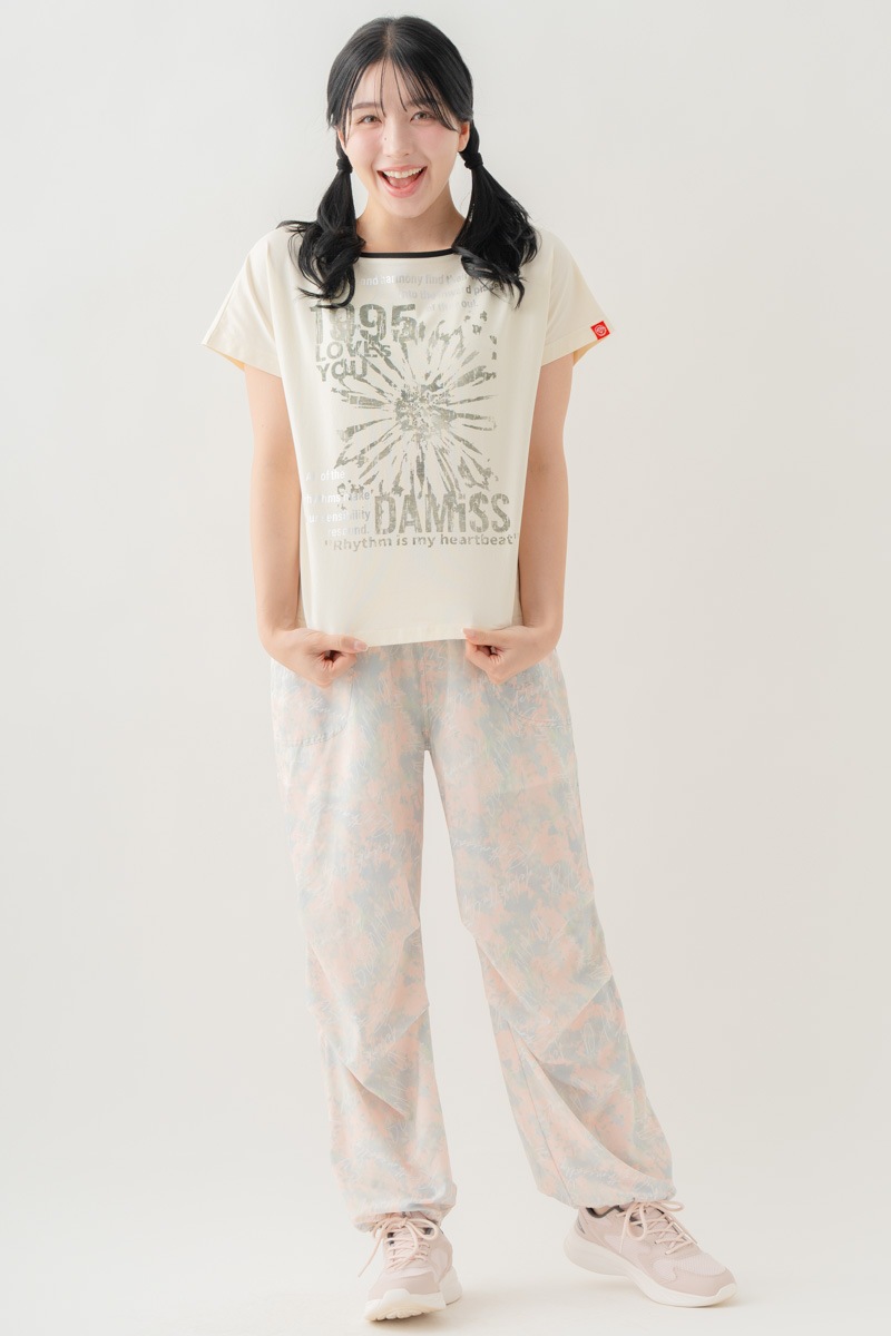 【先行割10％OFF】　グランジブロッサムＴシャツ  ホワイト 1634-1642【8/17まで】