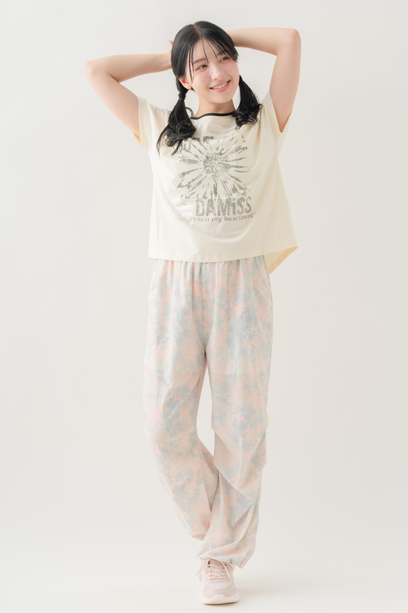 【先行割10％OFF】　グランジブロッサムＴシャツ  ホワイト 1634-1642【8/17まで】