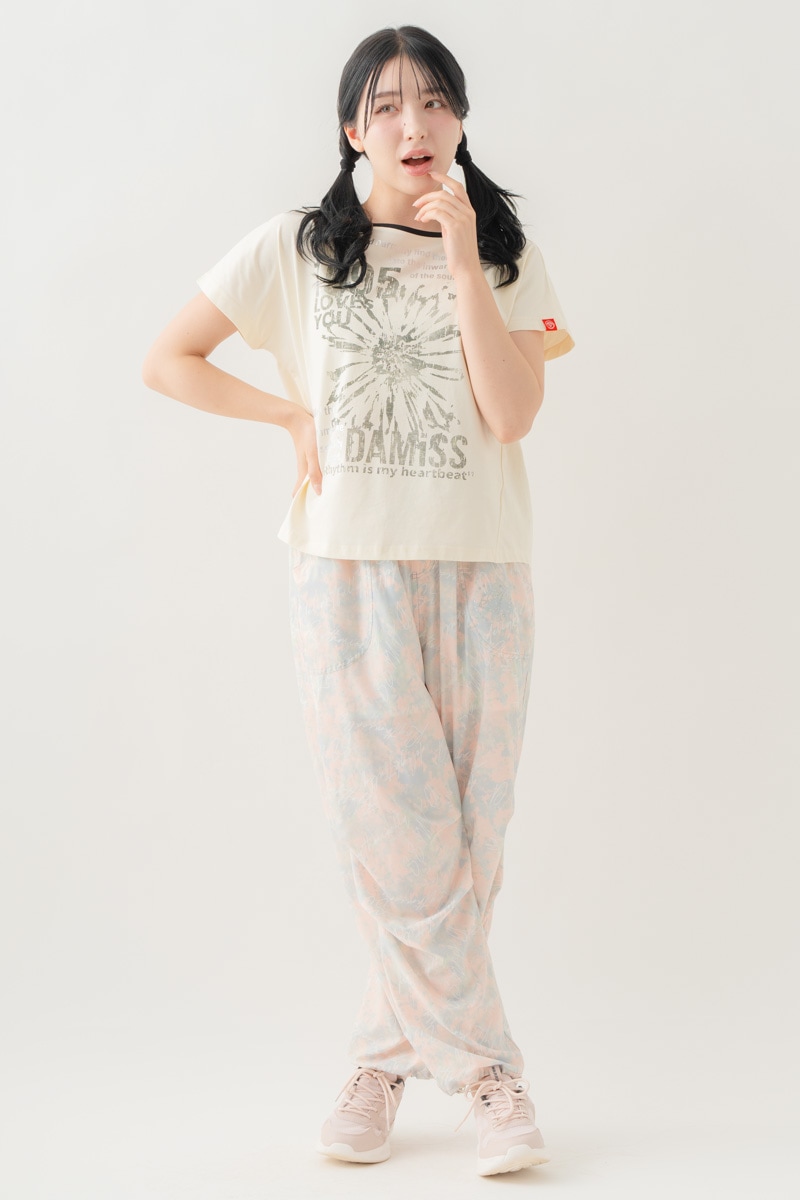 【先行割10％OFF】　グランジブロッサムＴシャツ  ホワイト 1634-1642【8/17まで】