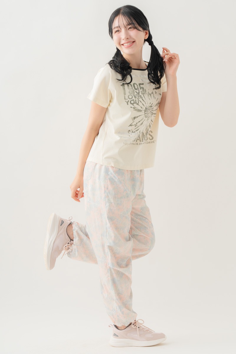 【先行割10％OFF】　グランジブロッサムＴシャツ  ホワイト 1634-1642【8/17まで】