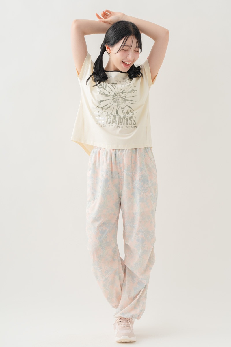 【先行割10％OFF】　グランジブロッサムＴシャツ  ホワイト 1634-1642【8/17まで】